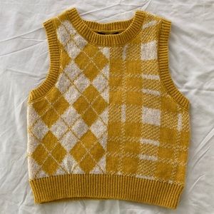 Women’s checkered vest